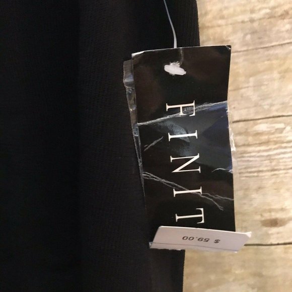 Finity Size M Medium Sweater Black w Silver Studs - Picture 11 of 11